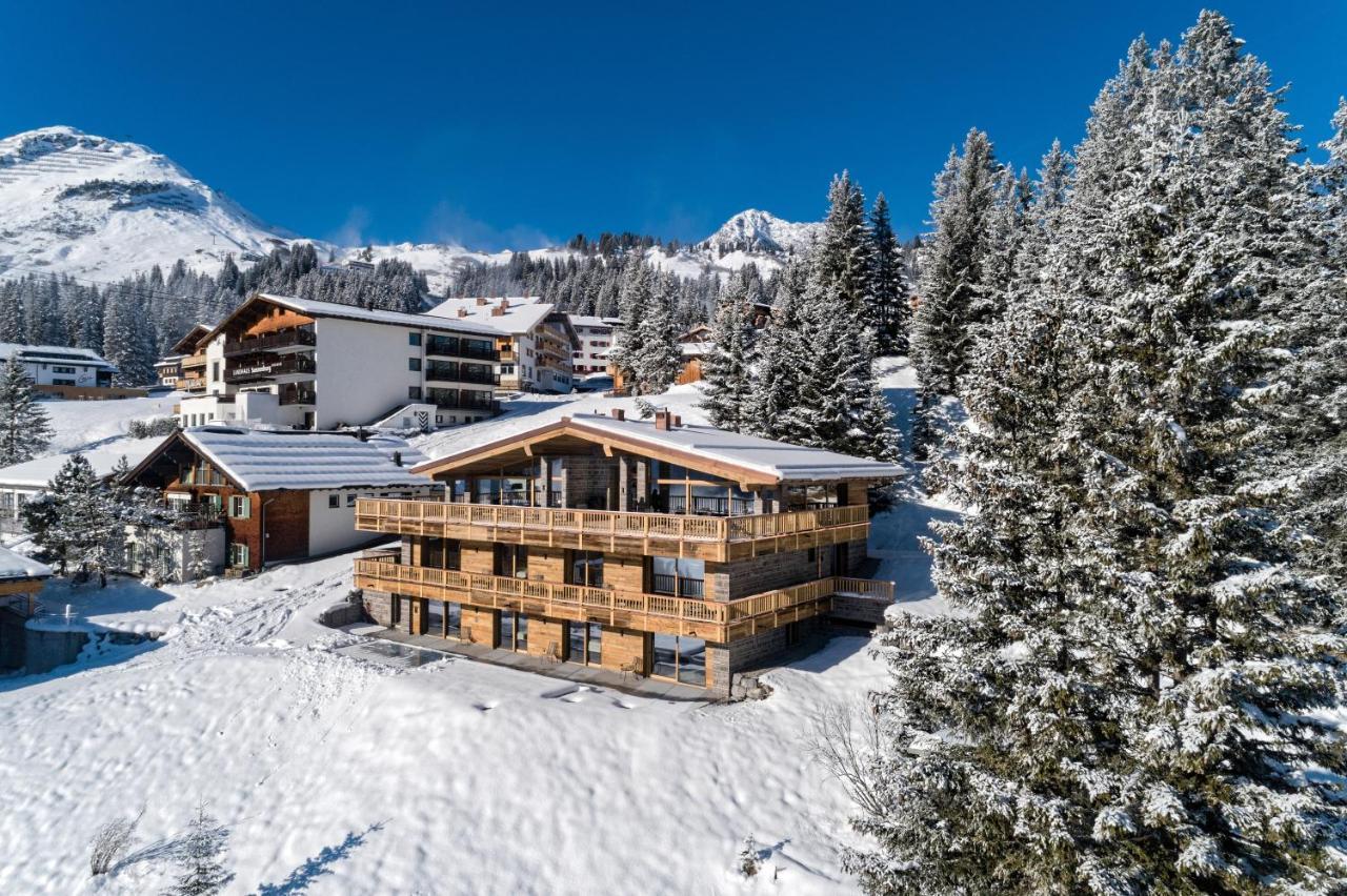 Skilodge Oberlech Eksteriør billede